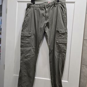 Wrangler Regular Taper Stretch Cargo Work Pants, Size 36 X 30